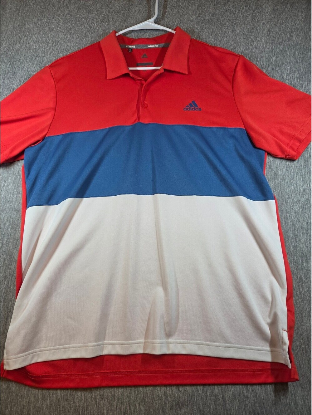 Adidas Golf Men's Color Block Polo Shirt Size L [COPY]